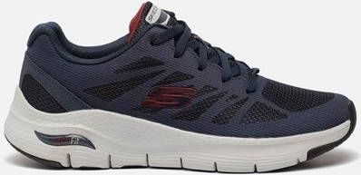 Skechers Arch Fit-Charge Back 232042-NVRD Mannen Marineblauw Trainingschoenen