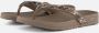 Skechers Arch Fit Meditation Glam Gal VEGAN Slipper Dames Taupe - Thumbnail 2