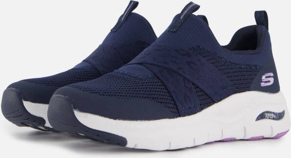 Skechers Arch Fit Modern Rhythm Dames Instappers Donkerblauw