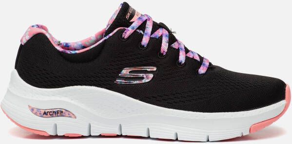 Skechers Arch Fit First Blossom Dames Sneakers Zwart Multicolour