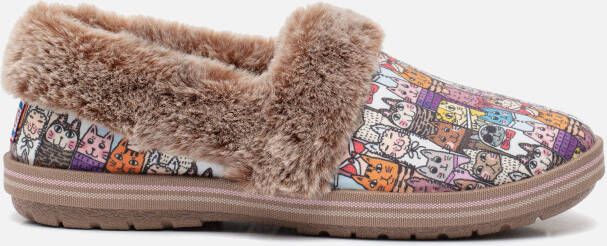 Skechers Bobs Chic Cat Pantoffels taupe