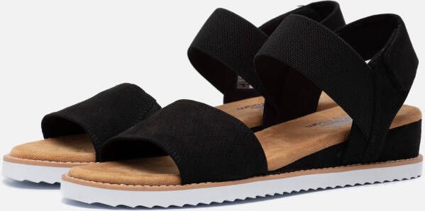 Skechers Bobs Desert Kiss Sandalen zwart