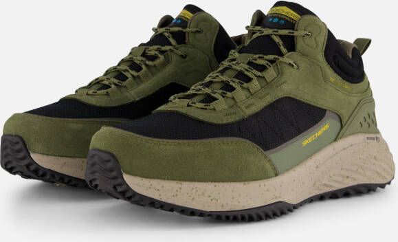 Skechers Bounder Sneakers groen Nubuck