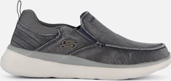 Skechers Delson 2.0 Instappers blauw Textiel