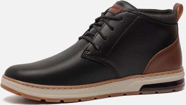 Skechers Evenston-Renli Heren Veterschoenen Black