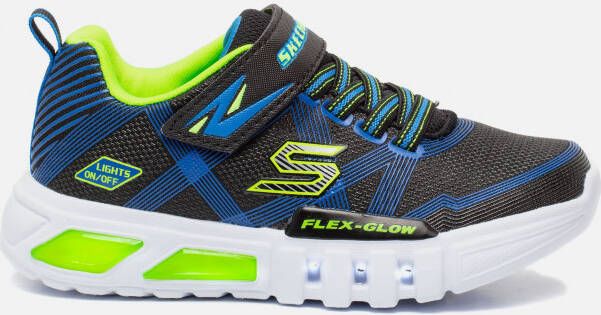 Skechers Flex Glow sneakers zwart Textiel