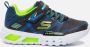 Skechers Flex Glow Jongens Sneakers Black Blue Lime - Thumbnail 78