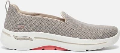 Skechers Go Walk Arch Fit Grateful Dames Instappers Taupe