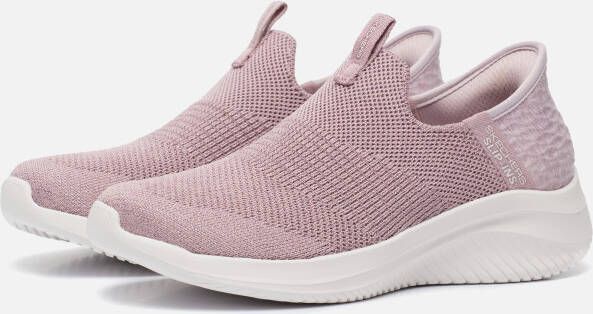 Skechers Hands Free Ultra Flex Instappers roze