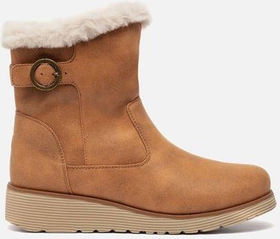 Skechers Keepsakes Wedge-Comfy Winter Dames Sneakers Chestnut