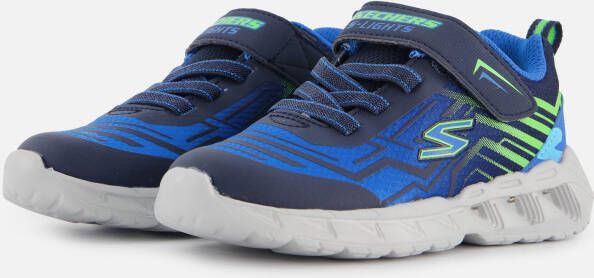 Skechers Magna Lights Sneakers blauw Synthetisch Heren