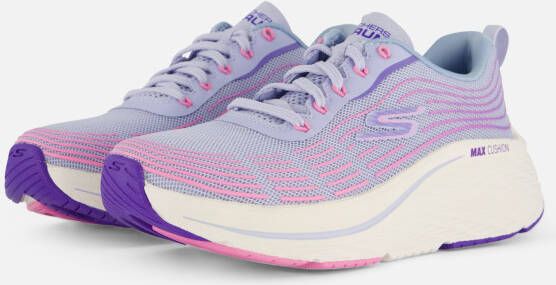 Skechers Max Cushioning Elite 2.0 Dames Sneakers Lichtblauw;Roze