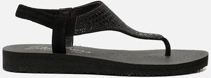 Skechers Sandalen Meditation Rock Crown met elastiek bij de hiel