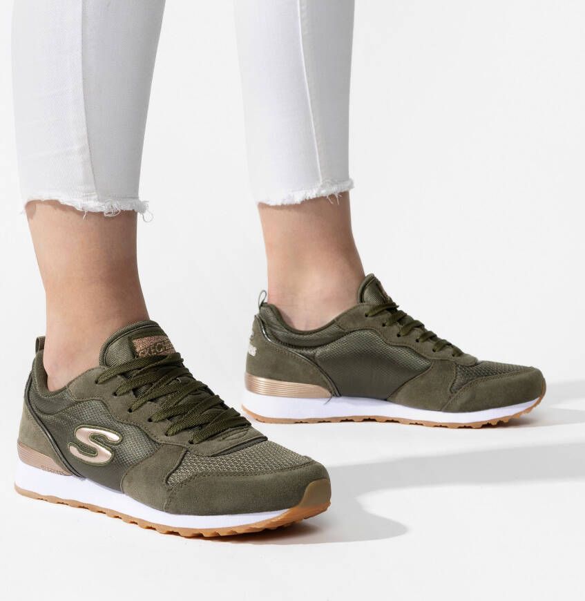 Skechers OG 85 Gold'n Gurl sneakers groen Textiel