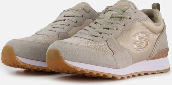 Skechers Sneakers GoldN Gurl Vrijetijdsschoen halfschoen veterschoen met air-cooled memory foam