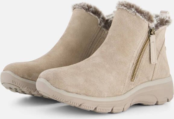 Skechers Relaxed Fit Enkellaarsjes taupe