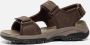 Skechers Bruine Herensandalen met Klittenbandsluiting en Luxe Foam Bruin Heren - Thumbnail 2