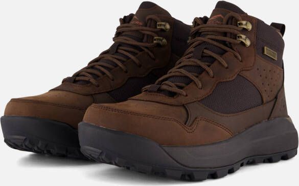 Skechers Stijlvolle Javanais Enkellaarzen Brown Heren