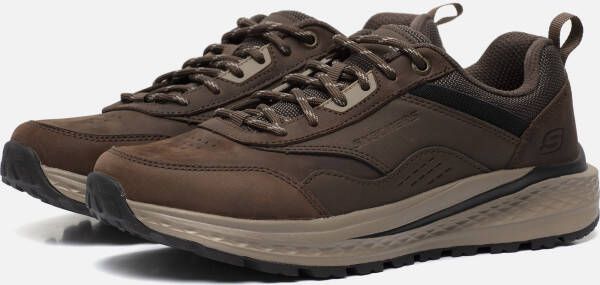 Skechers Slade Ultra-Peralto Sneakers bruin Leer