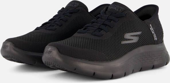 Skechers Go Walk Flex Hands Up Heren Instappers Zwart