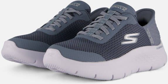 Skechers Slip-ins Go Walk Instappers blauw Textiel