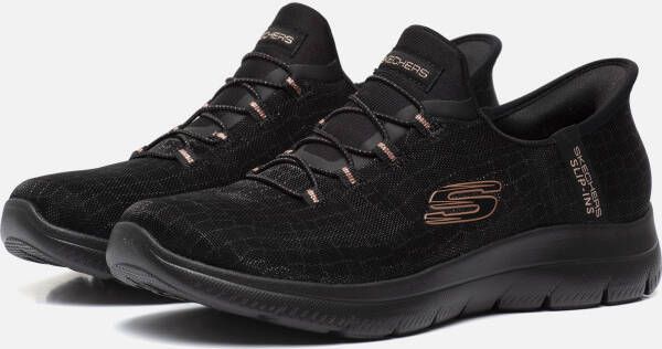 Skechers Slip-Ins Summits Instappers zwart