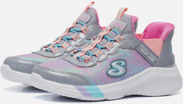 Skechers Sneakers grijs Textiel