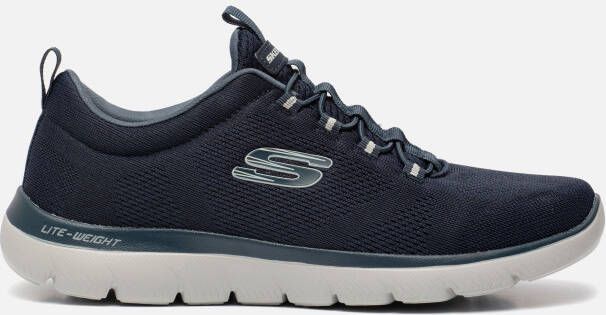 Skechers Summits Sneakers blauw Textiel