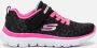 Skechers Summits Worth Wild Meisjes Sneakers Zwart - Thumbnail 2