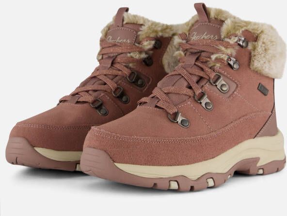 Skechers Trego Veterboots roze Suede