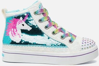 Skechers Twi Lites 2.0 Unicorn Surpris Meisjes Sneakers White Multi