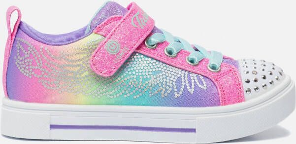 Skechers Twinkle Sparks sneakers roze Synthetisch