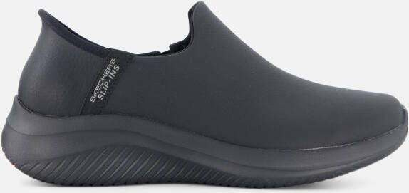 Skechers Comfortabele Zwarte Ultra Flex 3.0 Instapper voor Dames Zwart Dames