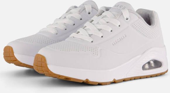 Skechers Uno Air Blitz sneakers wit Imitatieleer