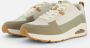 Skechers Beige en olijfgroene sneaker met Air-Cooled Memoryfoam Beige Heren - Thumbnail 2