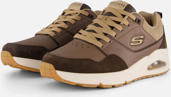 Skechers Stijlvolle Sneaker Collectie voor Mannen & Vrouwen Brown Heren