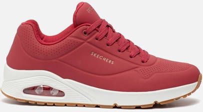 Skechers Uno Stand On Air Heren Sneakers Rood