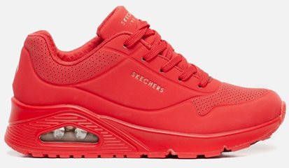 Skechers Sneakers met sleehak UNO STAND ON AIR zacht gepolsterde binnenzool vrijetijdsschoen halsschoen veterschoen