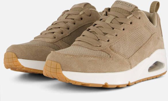 Skechers Stijlvolle Satsuma Sneakers voor de Moderne Man Beige Heren