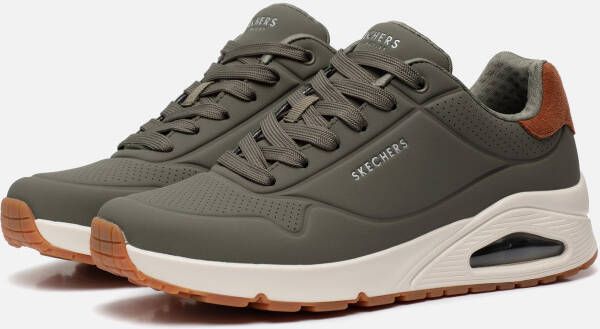 Skechers Stijlvolle Sneaker Schoenen voor Mannen Green Heren