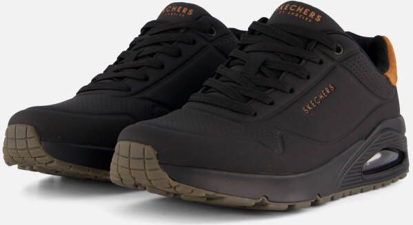 Skechers Uno Suited On Air Sneakers zwart Suede