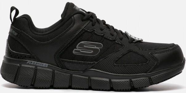 Skechers Work Telfin Sanphet SR werkschoenen zwart Heren Leer