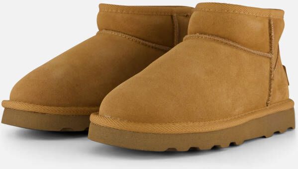 s.Oliver Gevoerde boots cognac Suede