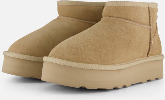 s.Oliver Plateau Gevoerde boots beige Suede