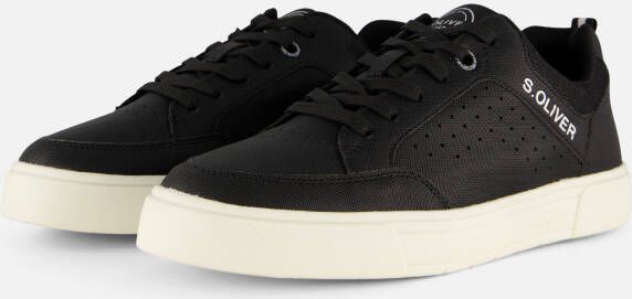 s.Oliver Sneakers zwart Imitatieleer