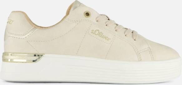 s.Oliver Sneakers beige Synthetisch