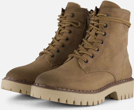 s.Oliver Veterboots taupe Synthetisch