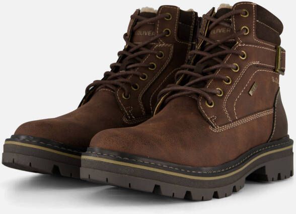 S.Oliver Bruine Casual Gesloten Enkellaarzen Brown Heren