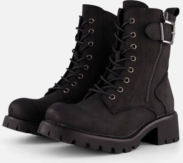 Supercracks Supercrack Veterboots zwart Pu