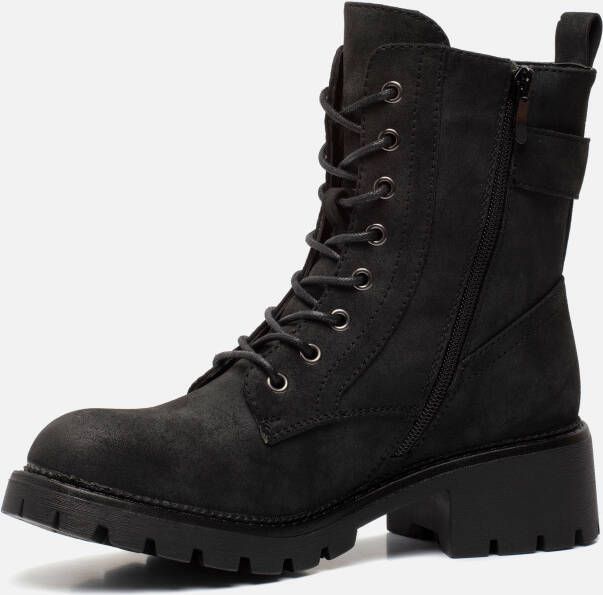 Supercracks Veterboots zwart Synthetisch 172904